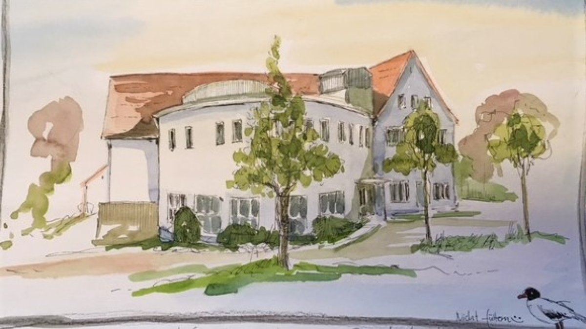 Zeichnung Haupthaus