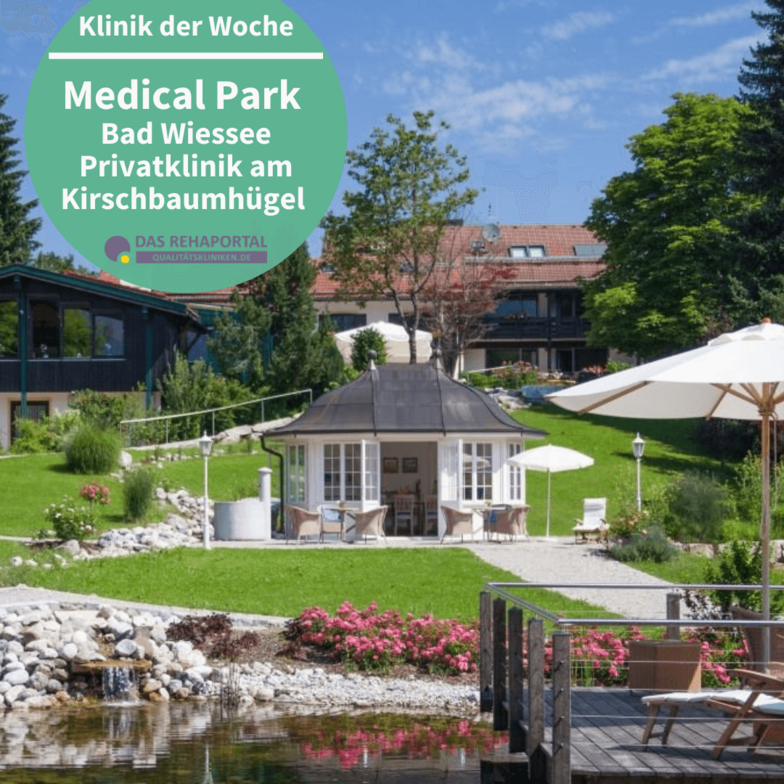 Außenansicht des Medical Park Bad Wiessee Privatklinik Am Kirschbaumhügel.