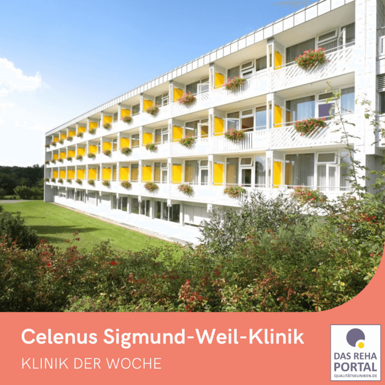 Außenansicht der Celenus Sigmund-Weil-Klinik in Bad Schönborn.