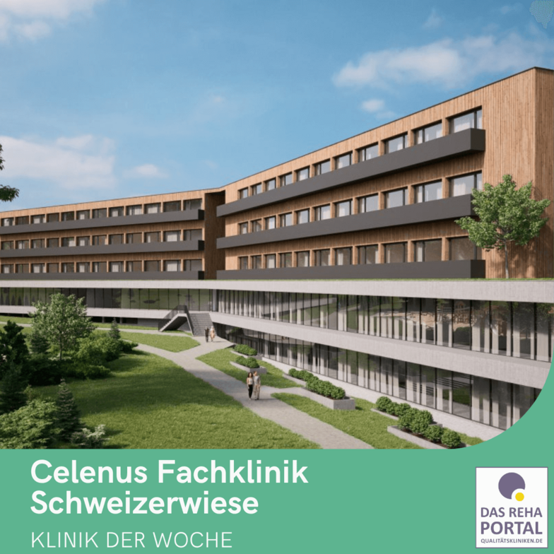 Außenansicht der Celenus Fachklinik Schweizerwiese in Bad Herrenalb.