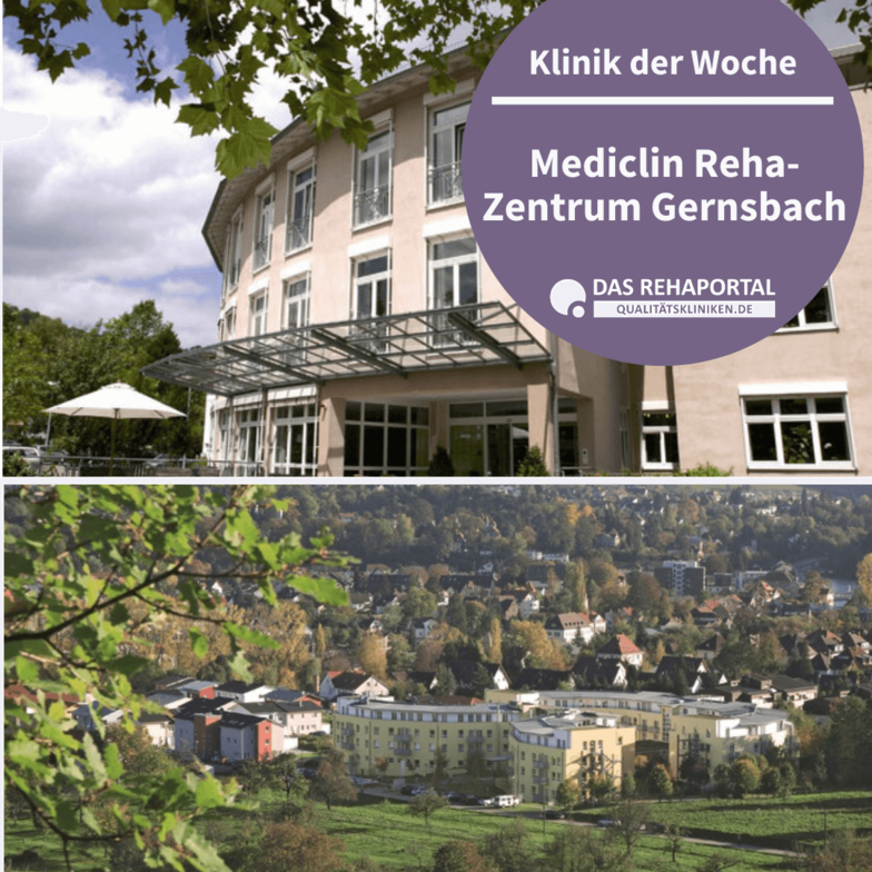 Mediclin Reha-Zentrum Gernsbach ist Klinik der Woche im Rehaportal