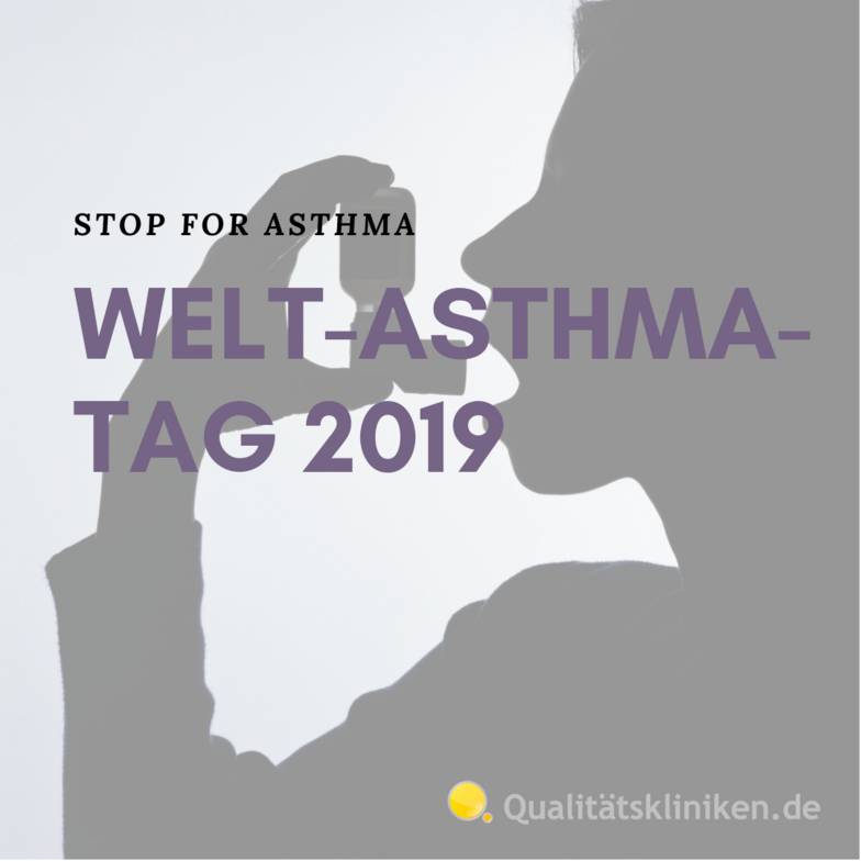 Werbeplakat zum Welt-Asthma-Tag 2019.