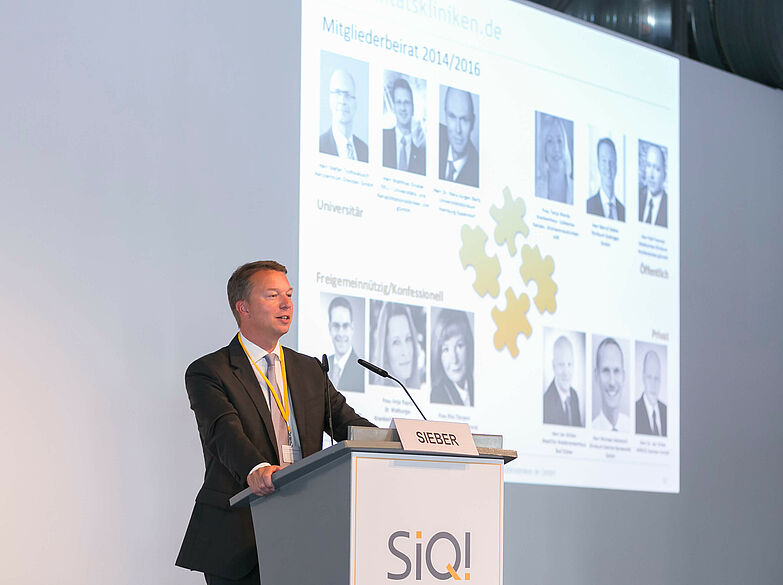 Bernd Sieber als Referent beim SIQ! Forum 2016.