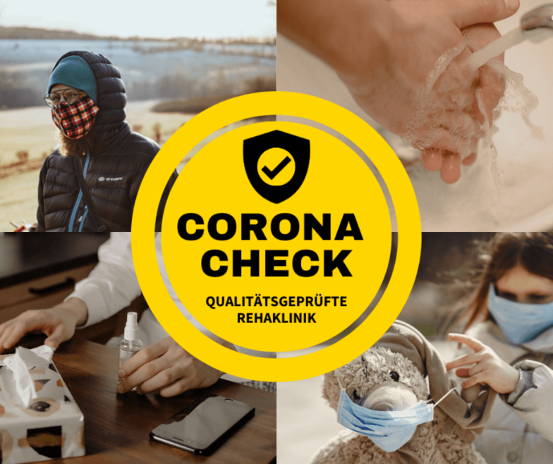 Corona-Check Siegel für die Reha