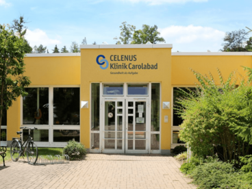 Klinikansicht der Celenus Klinik Carolabad