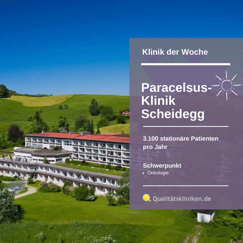 Paracelsus-Klinik Scheidegg mit Informationen