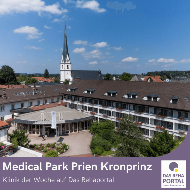 Außenansicht des Medical Park Prien Kronprinz.