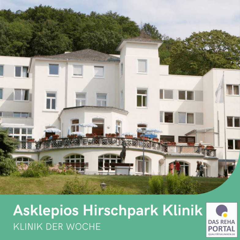 Außenansicht der Asklepios Hirschpark Klinik in Alsbach-Hähnlein.