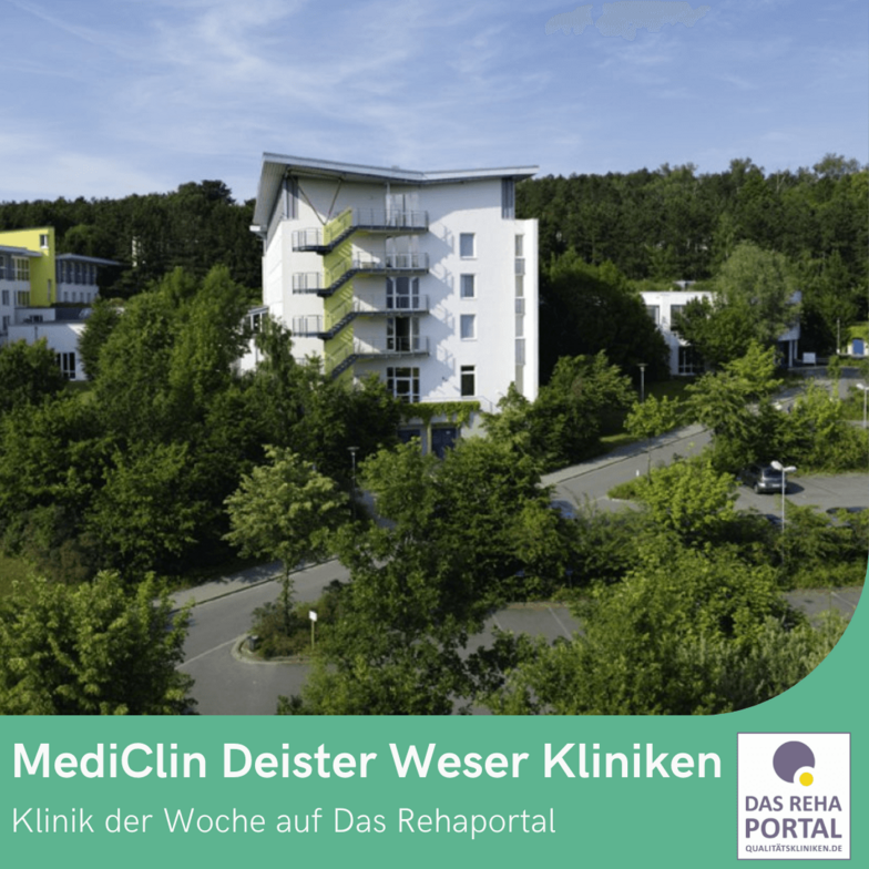 Außenansicht der MediClin Deister Weser Kliniken in Bad Münder.
