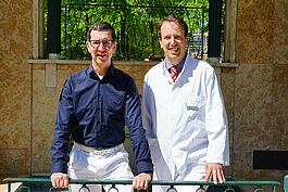 Portrait von Dr. Michael Schwarz-Eywill und Dr. Martin Gehlen.