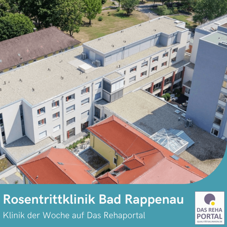 Außenansicht der Rosentrittklinik Bad Rappenau.