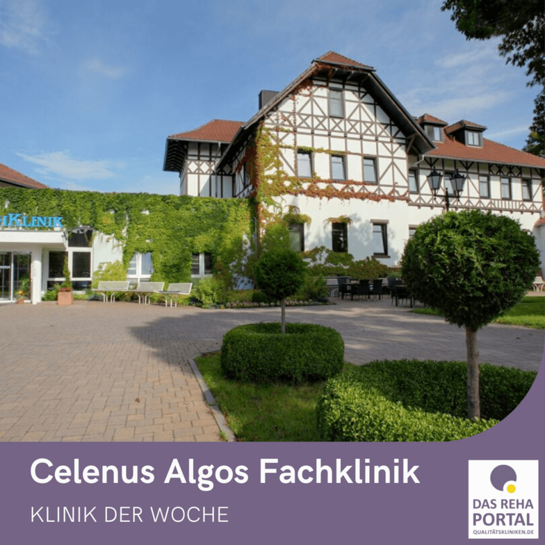 Außenansicht der Celenus Algos Fachklinik in Bad Klosterlausnitz.