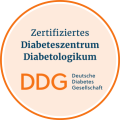 Logo Deutsche Diabetes Gesellschaft: Zertifiziertes Diabeteszentrum Diabetologikum